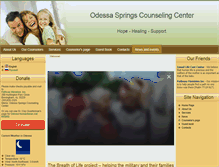Tablet Screenshot of familycounseling-odessa.org